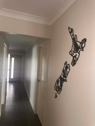 Customer photo review of Kiwiana Icons of NZ Map
