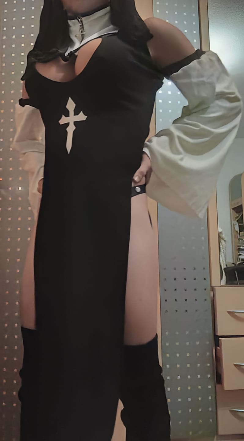 Customer photo review of Thorn Nun Cosplay Lingerie KO94