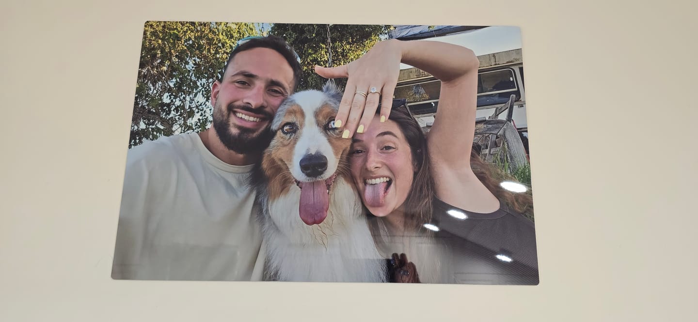 Customer photo review of יצירת פוסטר מתמגנט מתמונה
