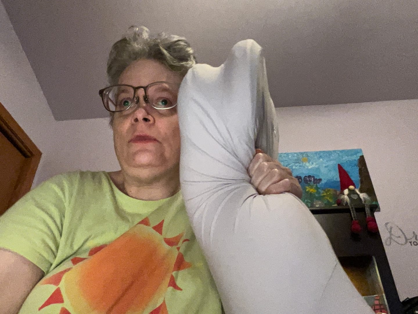Customer photo review of CloudAlign™ Pillow
