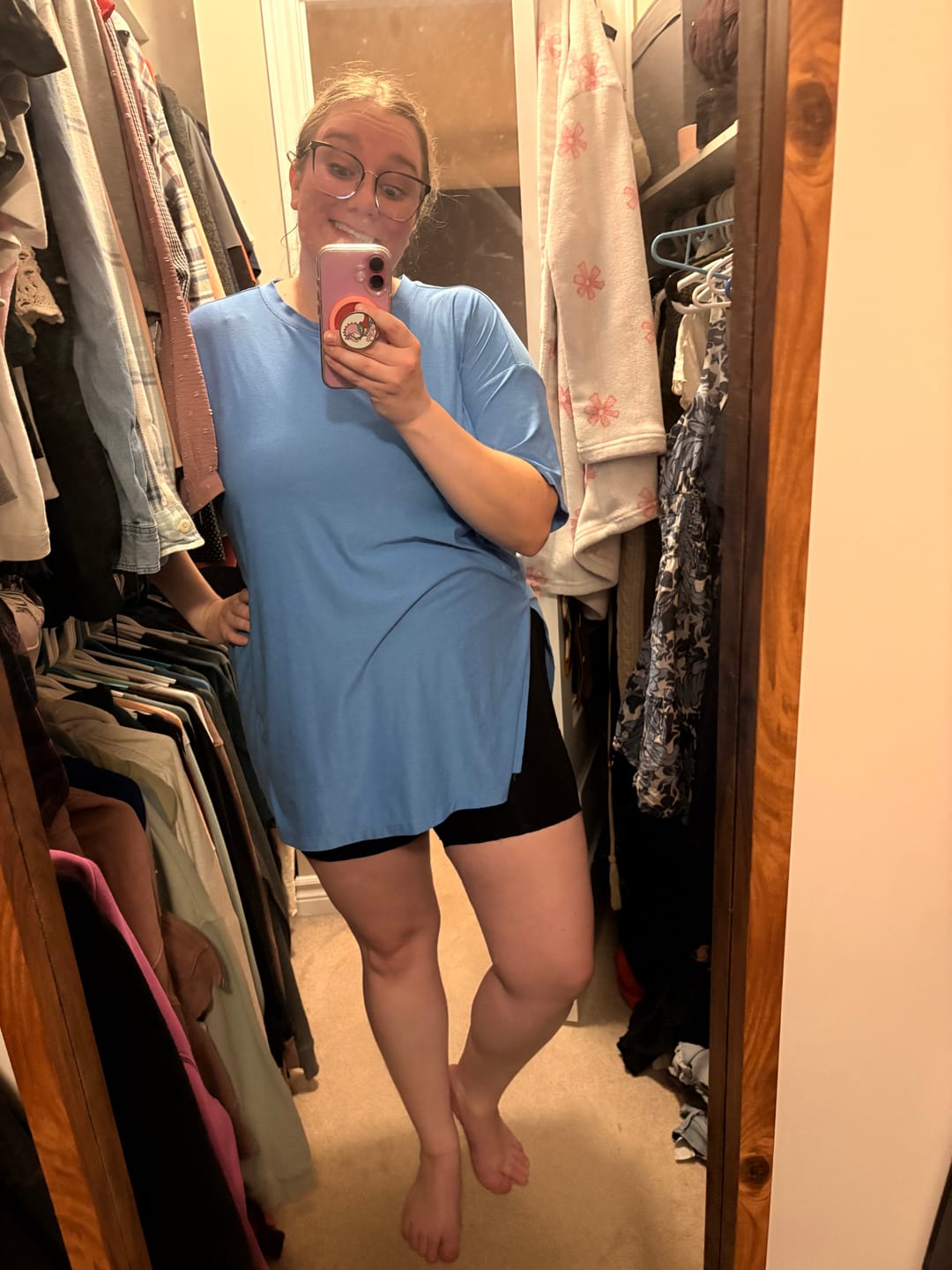 Customer photo review of 6" Bestie Biker Short 2.0