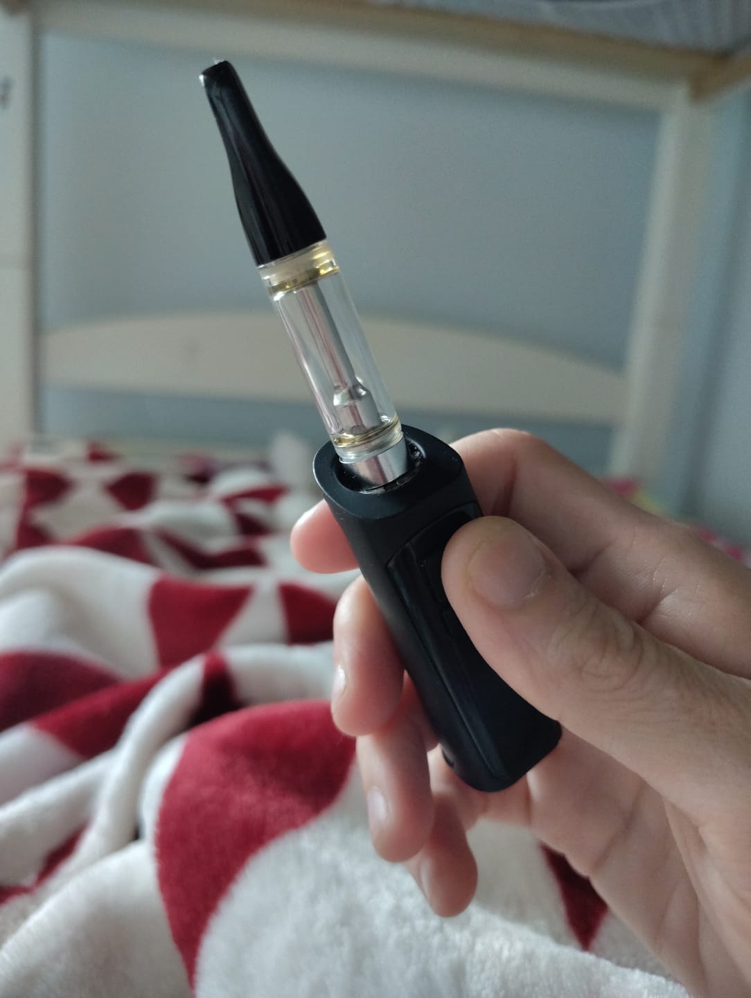 Customer photo review of 1 Gram THCA Blend Vape Cartridge | Wedding Cake - Indica