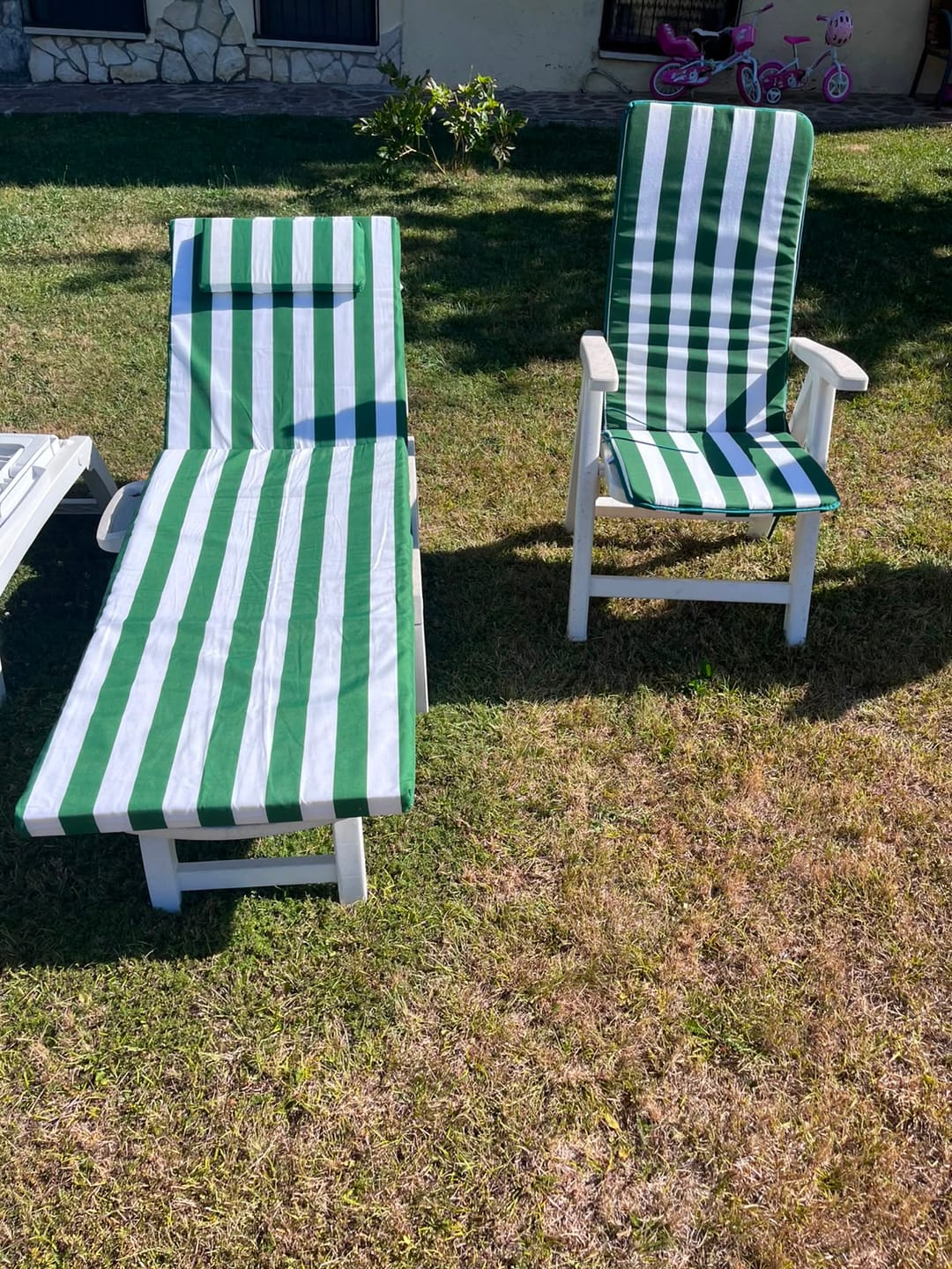 Customer photo review of Cuscino per lettino prendisole 60x190x5 imbottito impermeabile sfoderabile
