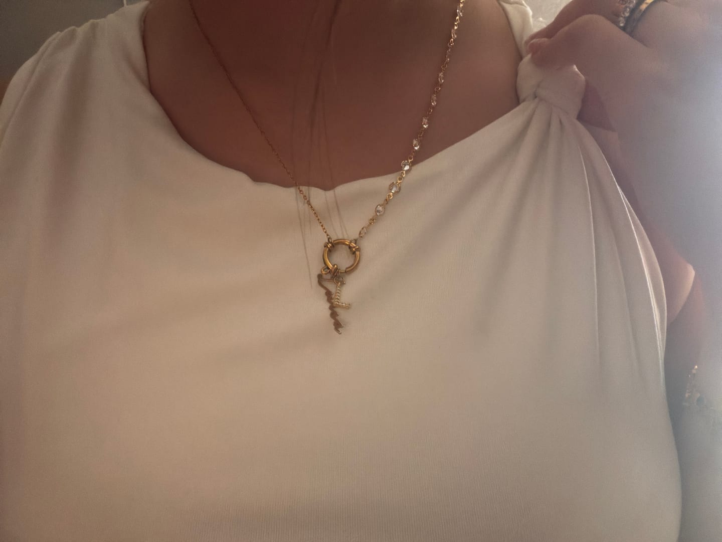 Customer photo review of Fia Kette Signatur Buchstabe