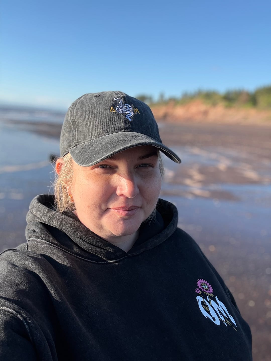 Customer photo review of Smell the Flowers Hoodie