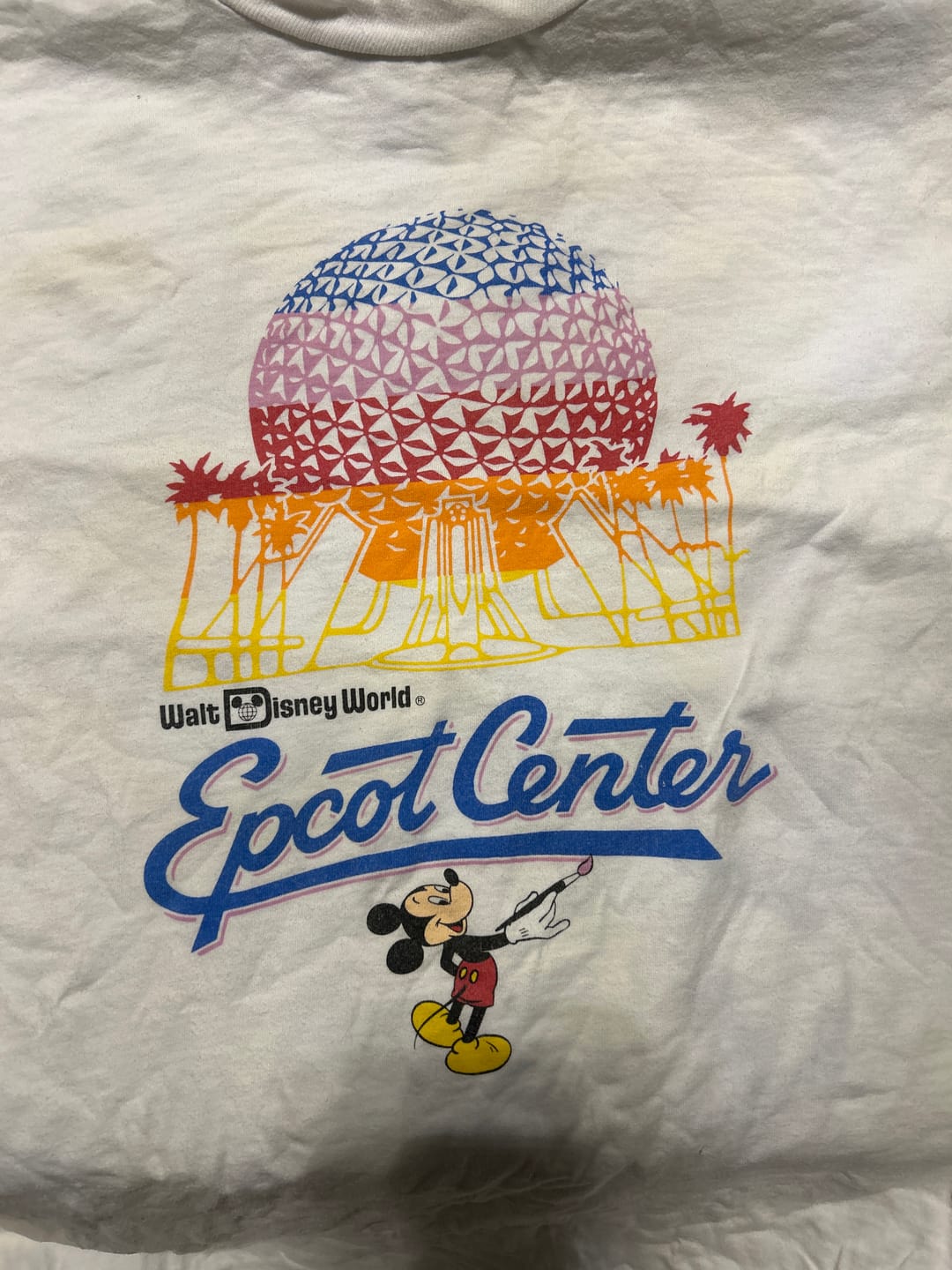 Customer photo review of Vintage 80's Disney World Epcot Center Tee - M