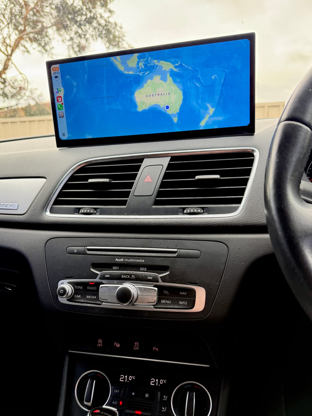 Customer photo review of Audi Q3 / SQ3 / RSQ3 | 8U | 12.3" Linux CarPlay/Android Touchscreen Display | 2011 - 2018