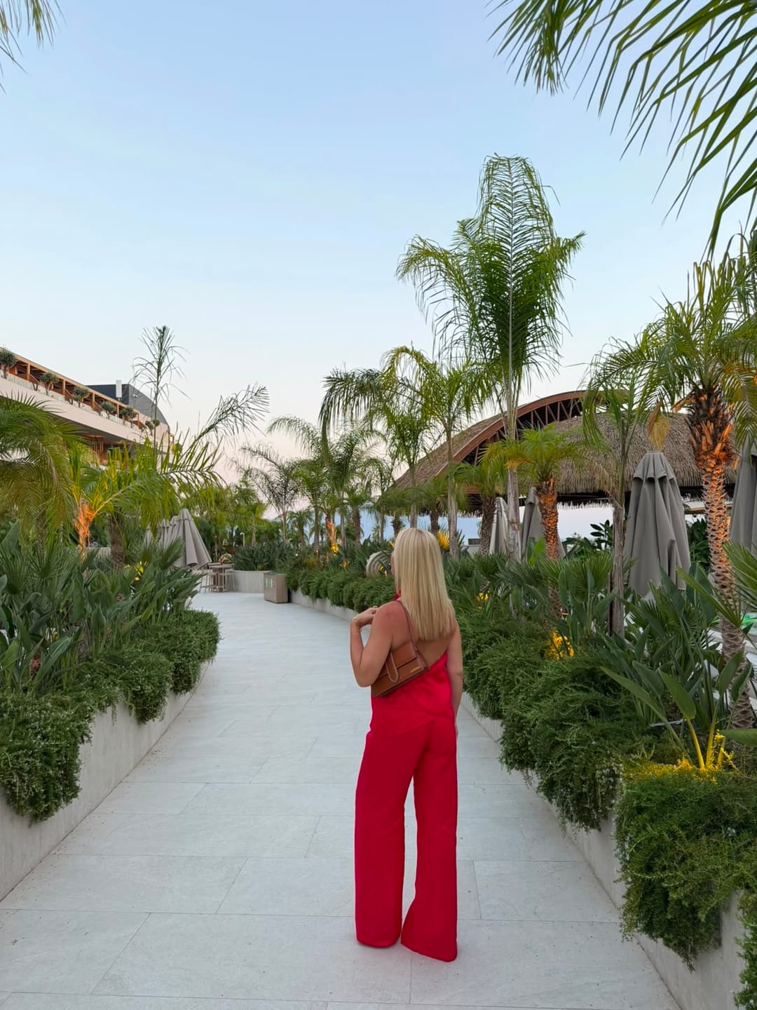 Customer photo review of Santorini Set – Red Pure Linen
