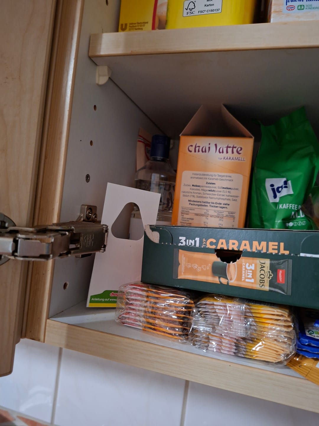 Customer photo review of Schlupfwespen gegen Lebensmittelmotten