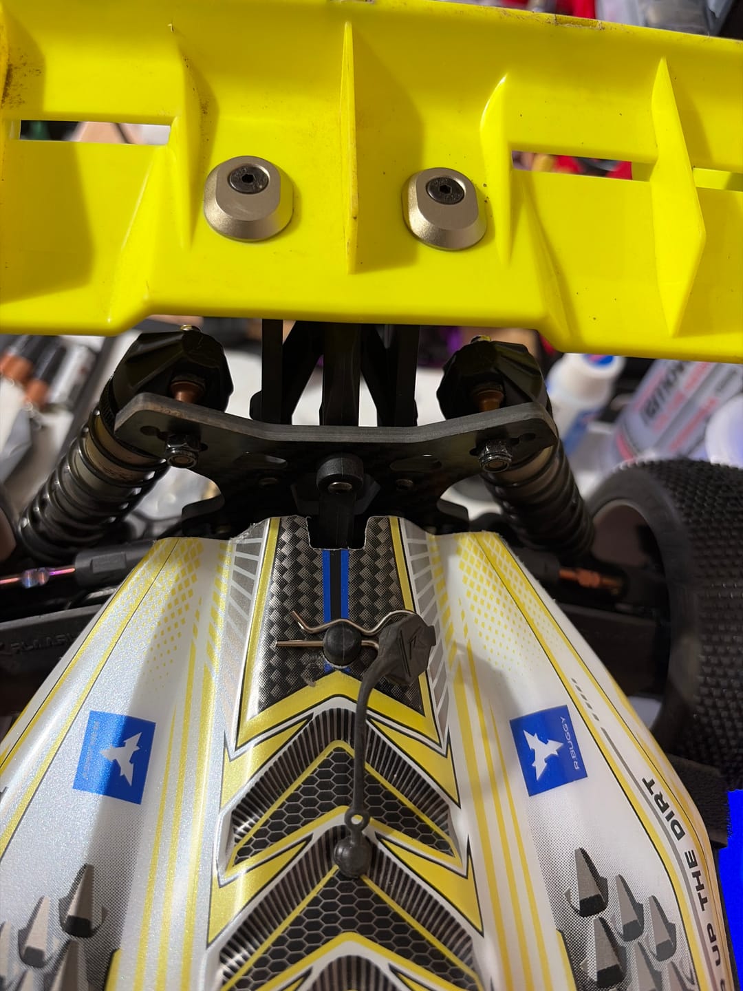 Customer photo review of Aluminium Rear Wing Trim Tab for DSK Buggy