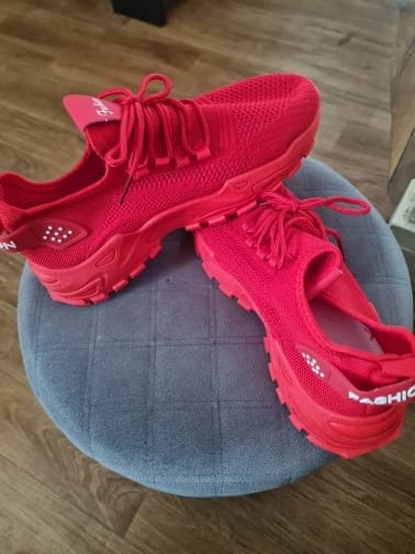 Customer photo review of Bella | Comfortable Orthopaedic Trainers