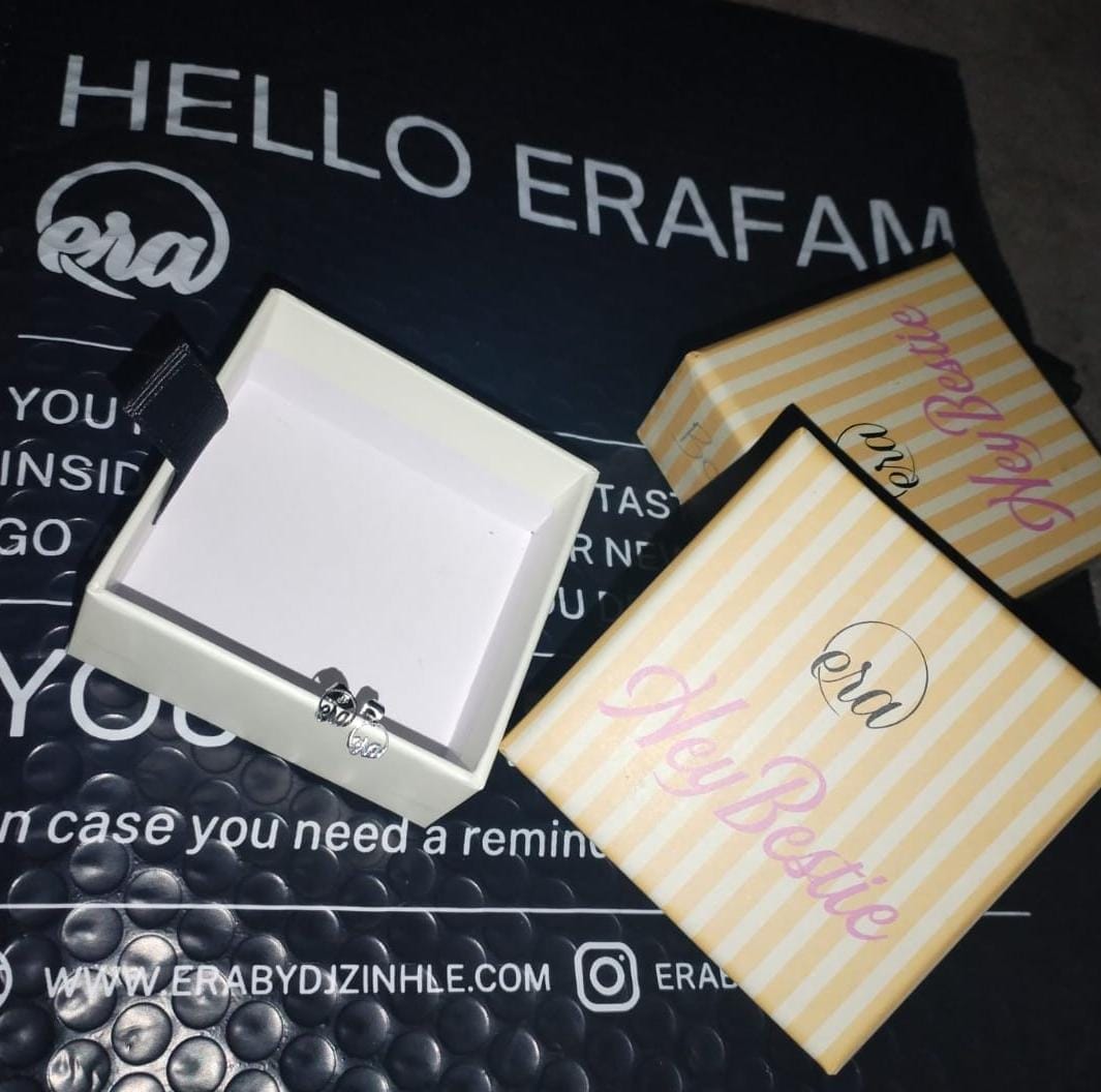 Customer photo review of Mini Era Logo Studs
