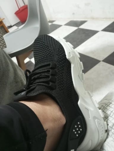 Customer photo review of Bella | Comfortable Orthopaedic Trainers