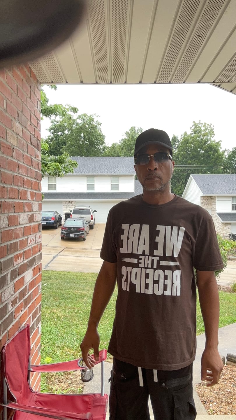 Customer photo review of We Are The Receipts Tee