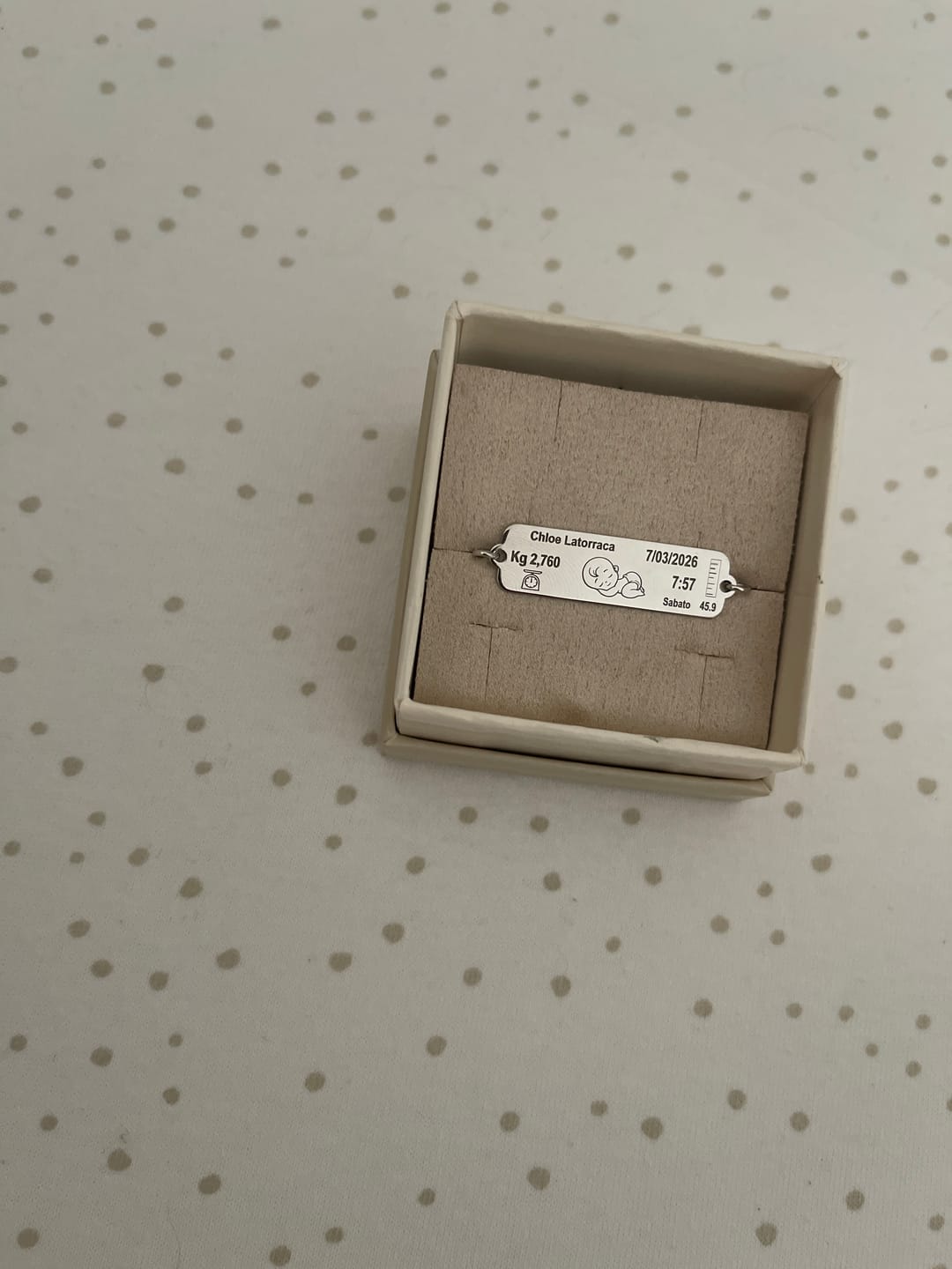 Customer photo review of Bracciale Nascita