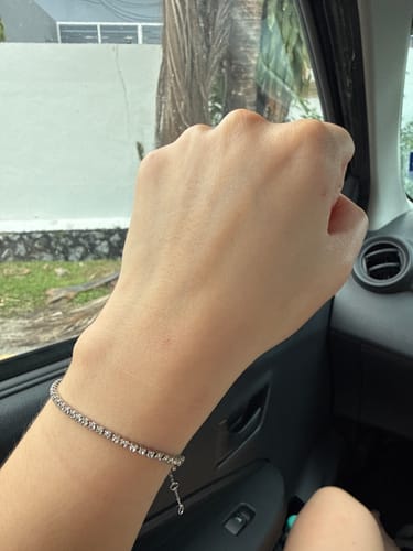 Customer photo review of Ella Tennis Bracelet