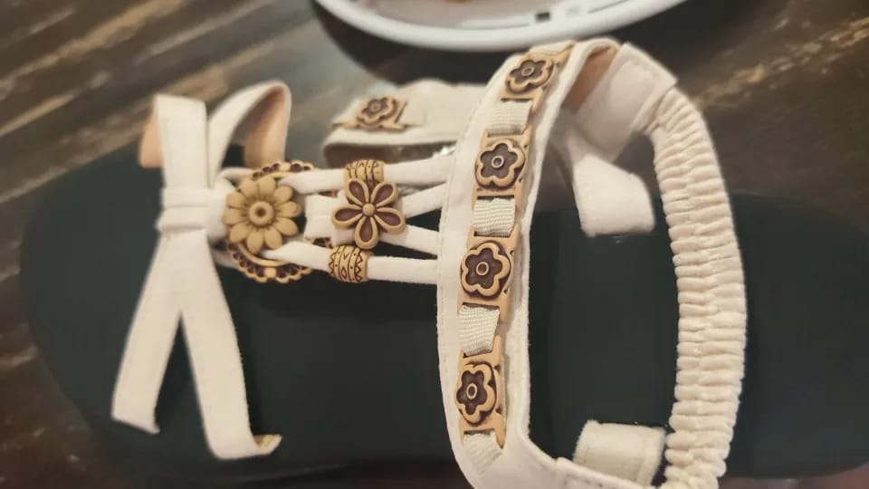 Customer photo review of Women’s Lightweight Round-Toe Flat Sandals – Breathable Summer Style
