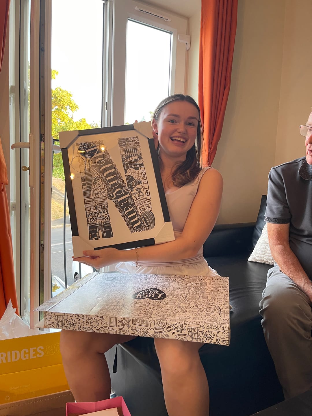 Customer photo review of Personalised Graduation Print