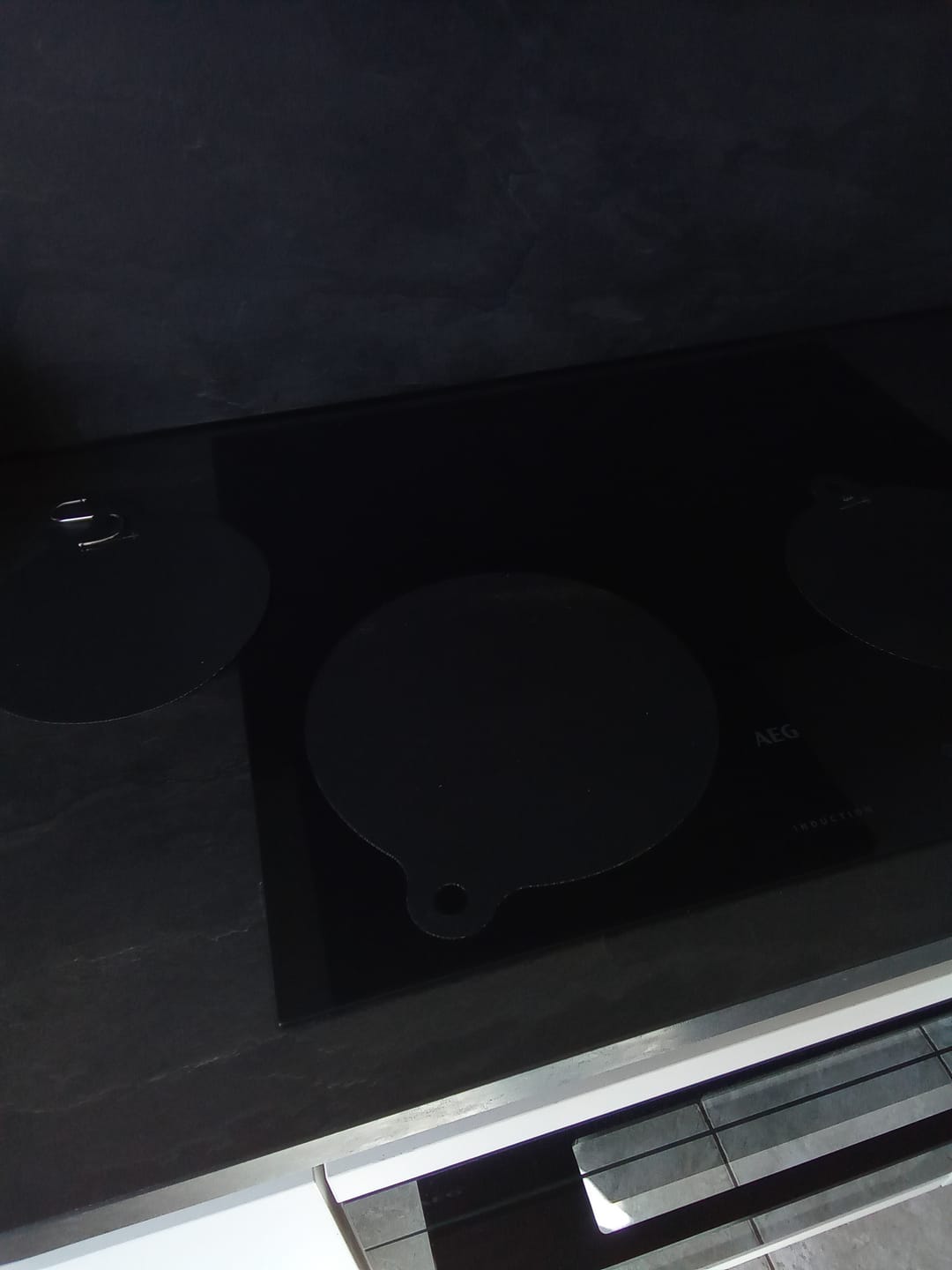 Customer photo review of Inductie matjes set van 4 - Zwart - Diverse maten