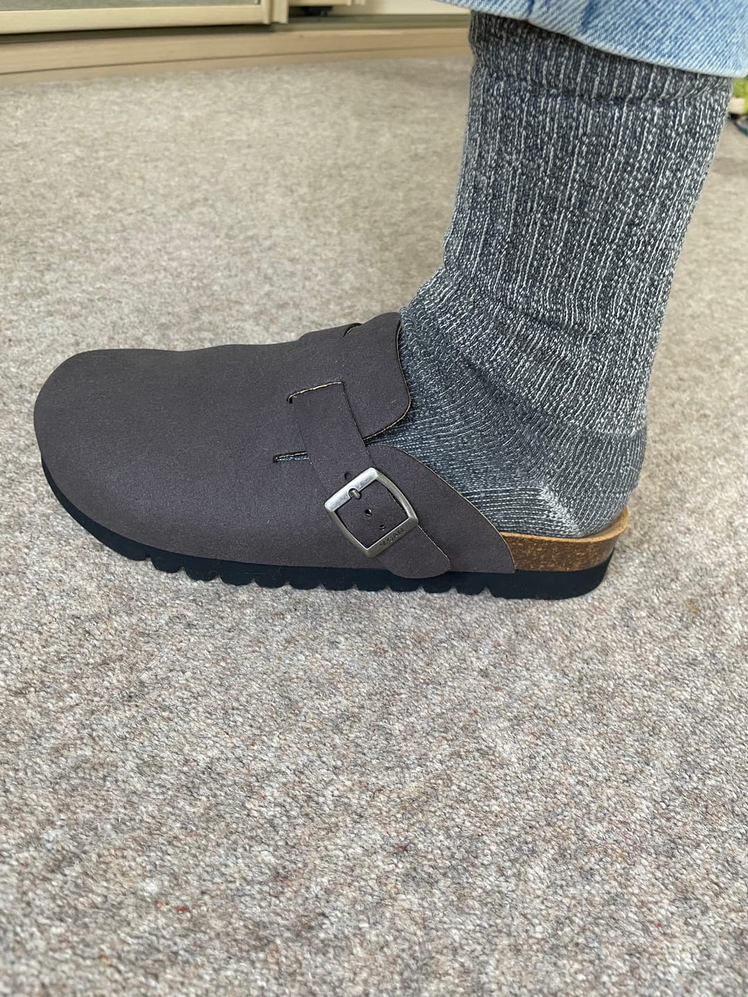 Customer photo review of Taro Comfort Soft Footbed Shoes