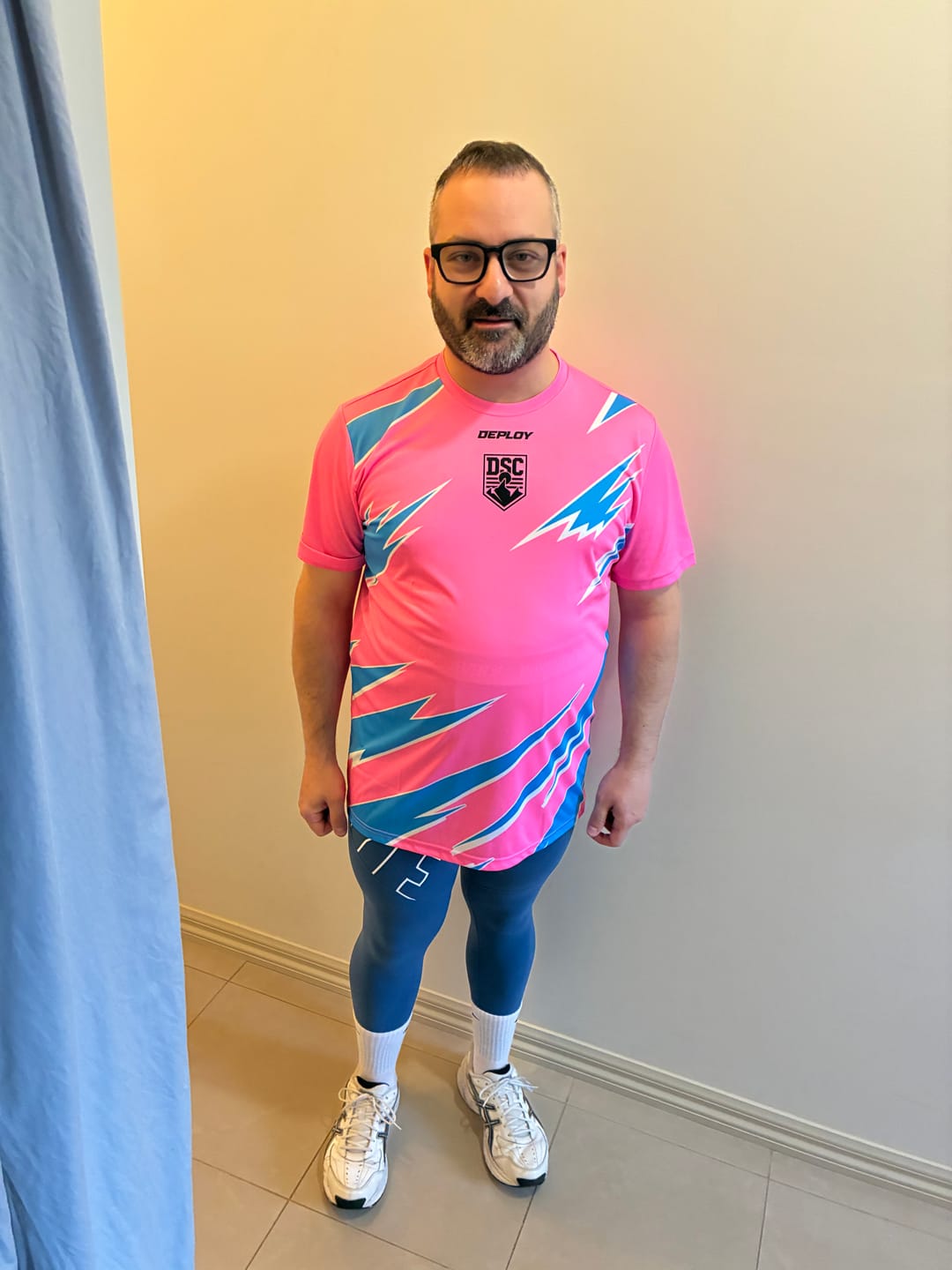 Customer photo review of Flight Jersey Lightning - Pink