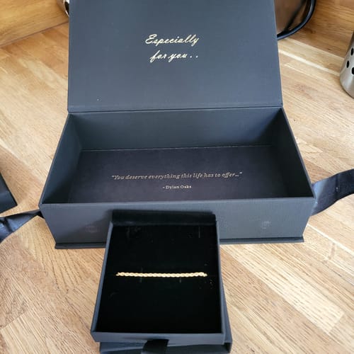 Customer photo review of Rope Chain Bracelet in Gold