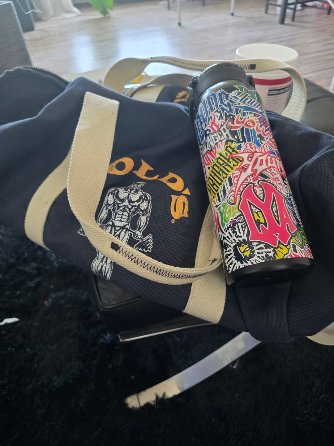 Customer photo review of 9045 - Gold's Iron Legacy Canvas Bags