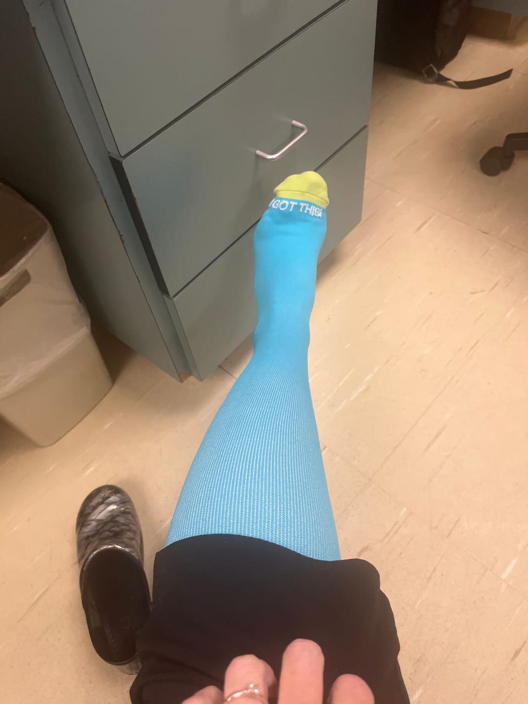 Customer photo review of NurseStrong Performance Compression Socks