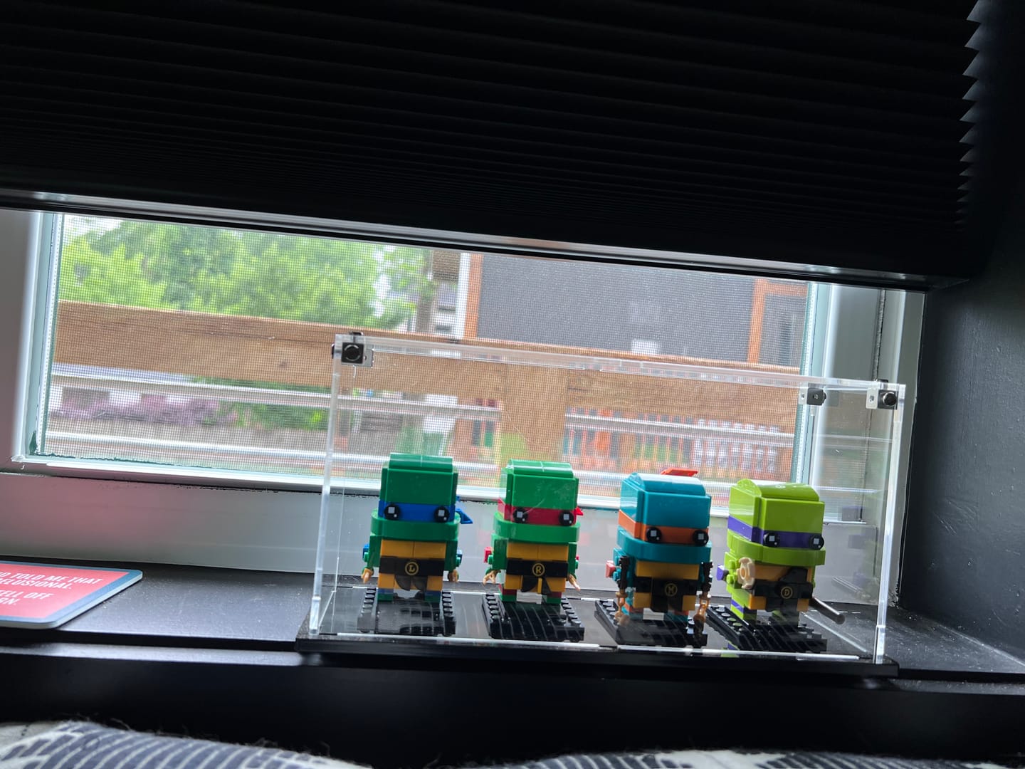 Customer photo review of Display Case for LEGO® 4 BrickHeadz™