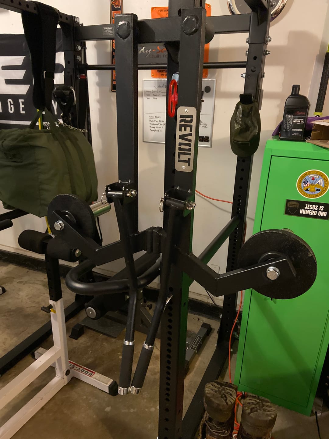 Customer photo review of Revolt Lateral Raise Attachment