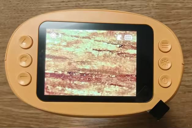 Customer photo review of DiscoveryScope™ – Kids Microscope Learning Kit
