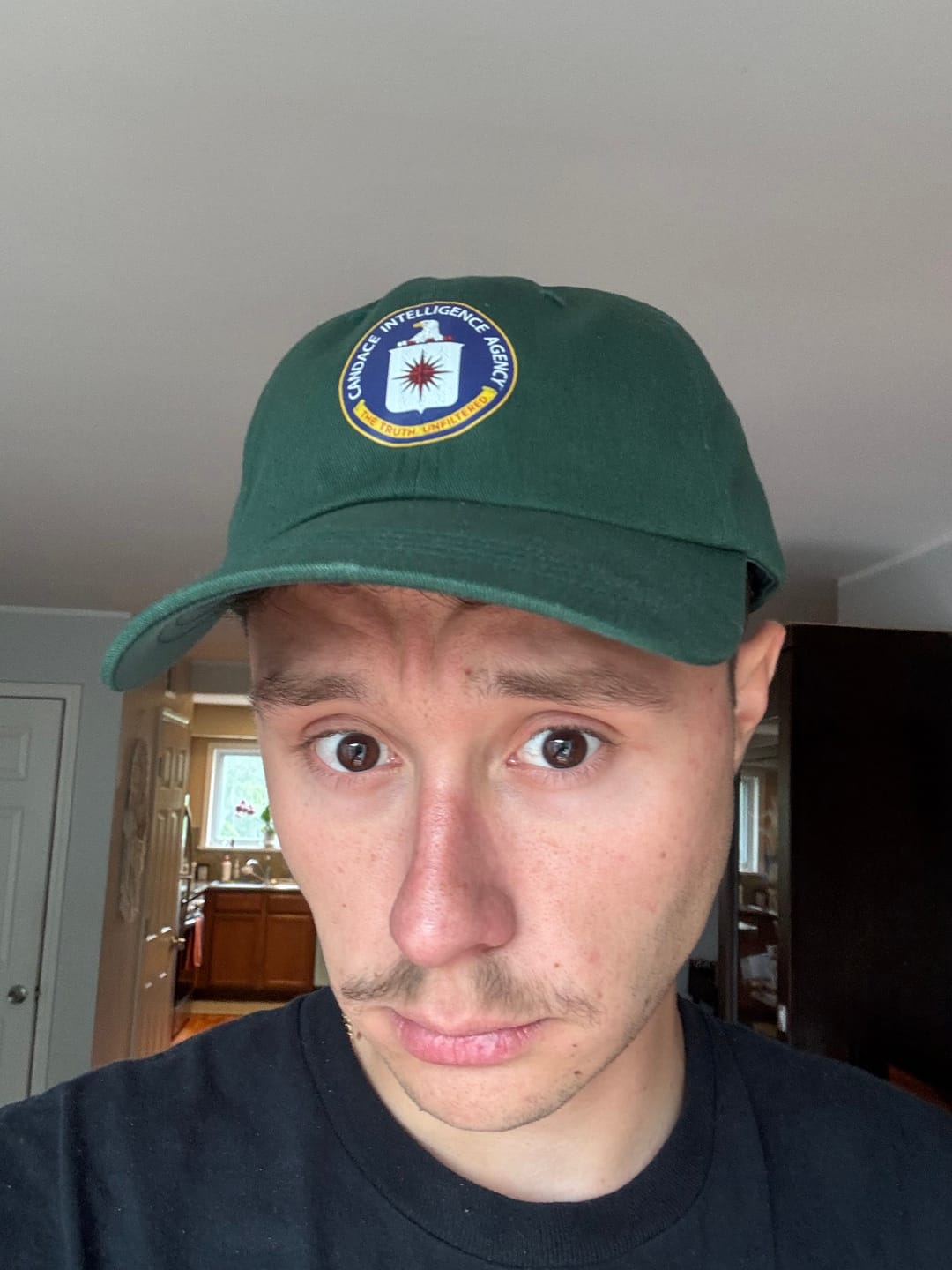 Customer photo review of Candace Intelligence Agency Hat