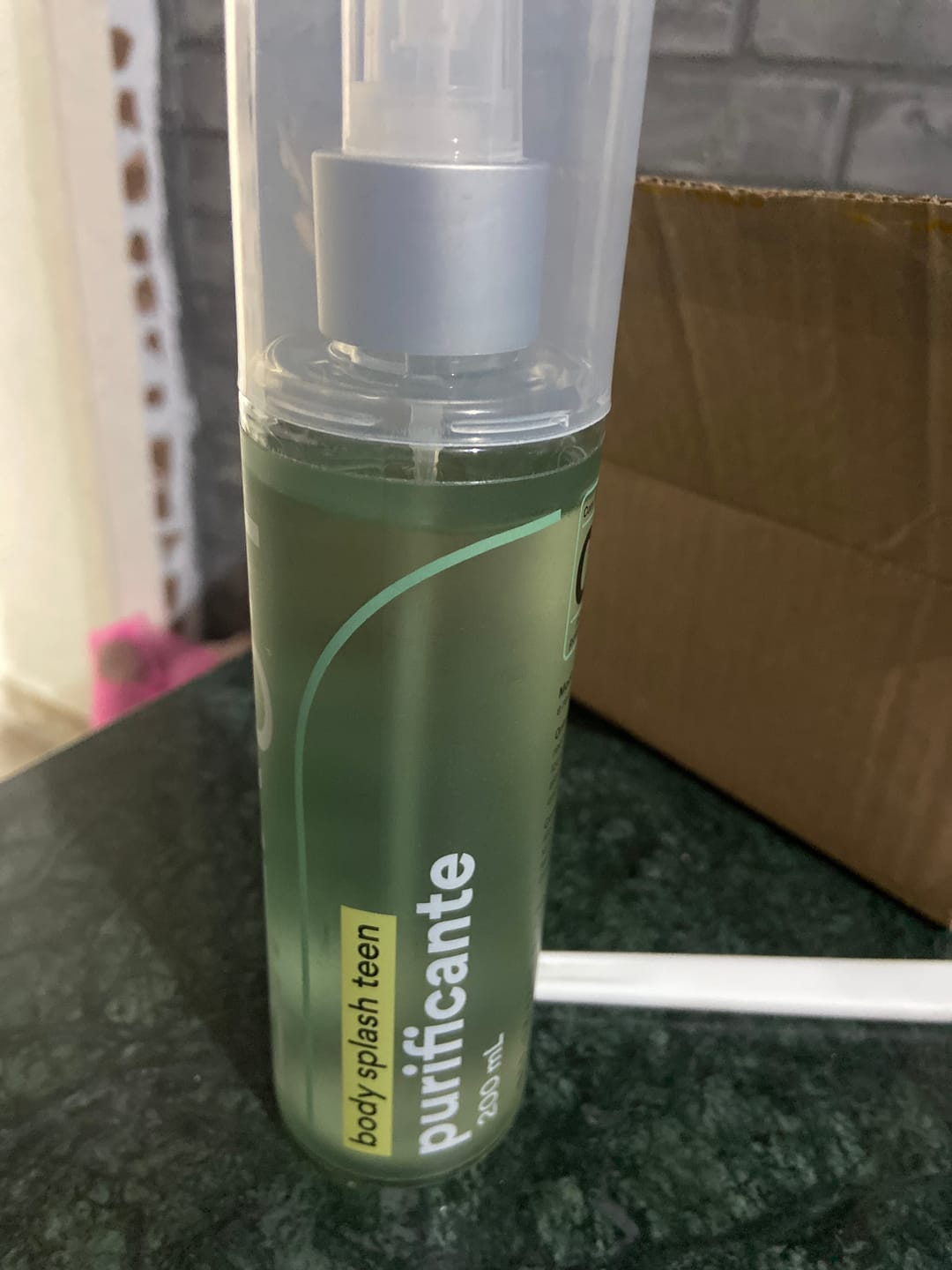 Customer photo review of Body Splash Purificante Teen