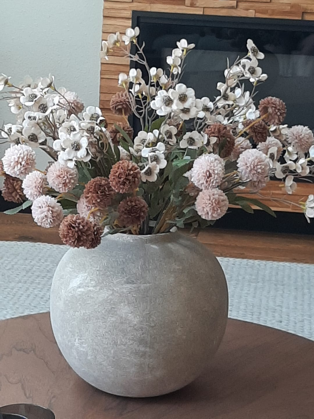 Customer photo review of Wax Arrangement - Crème mix