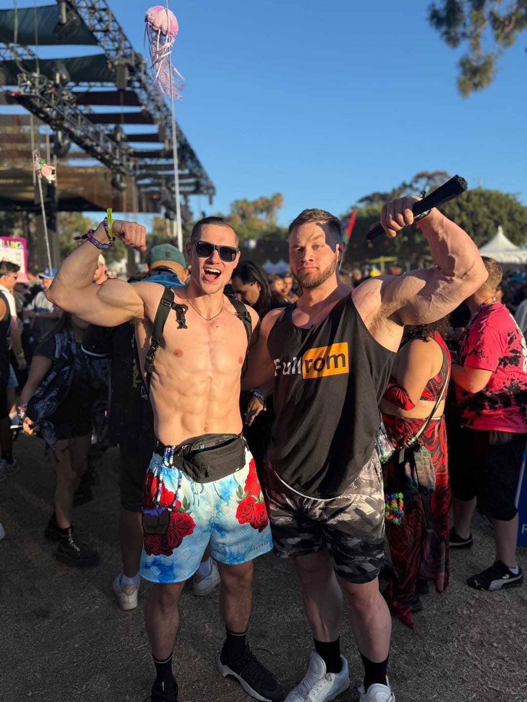 Customer photo review of 141 The Block Party Shorts
