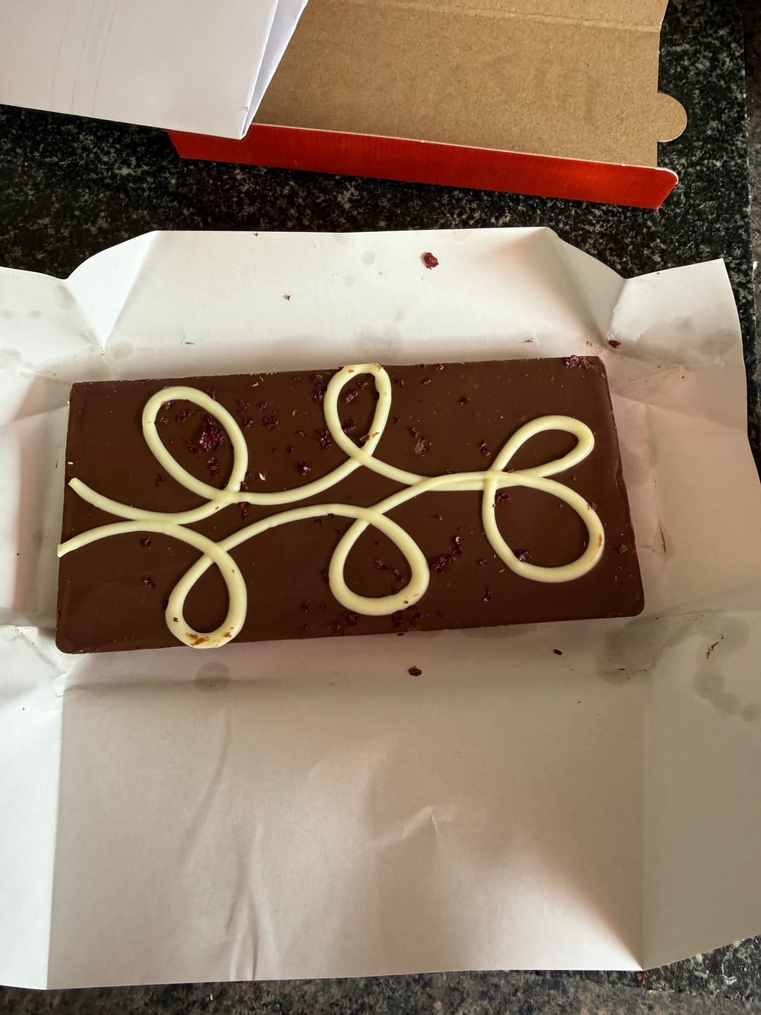 Customer photo review of Baklava Inspired Chocolate Bar 145g THIS IS NOT THE VIRAL BAKLAVATY COLLABORATION