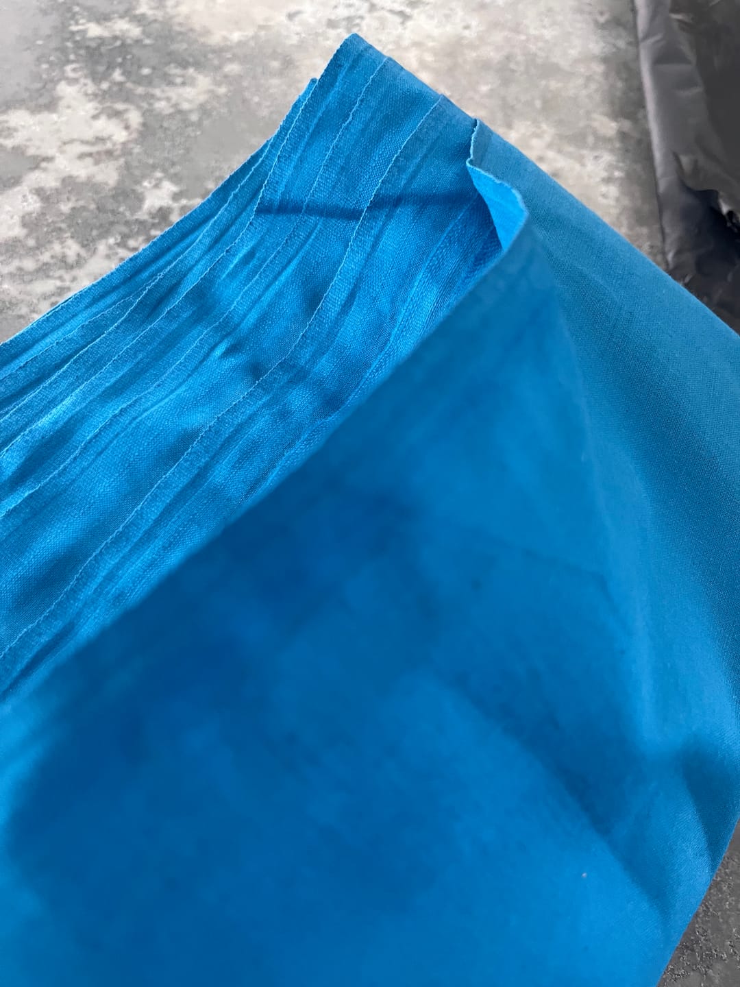 Customer photo review of Plain 100% Cotton Satin Fabric