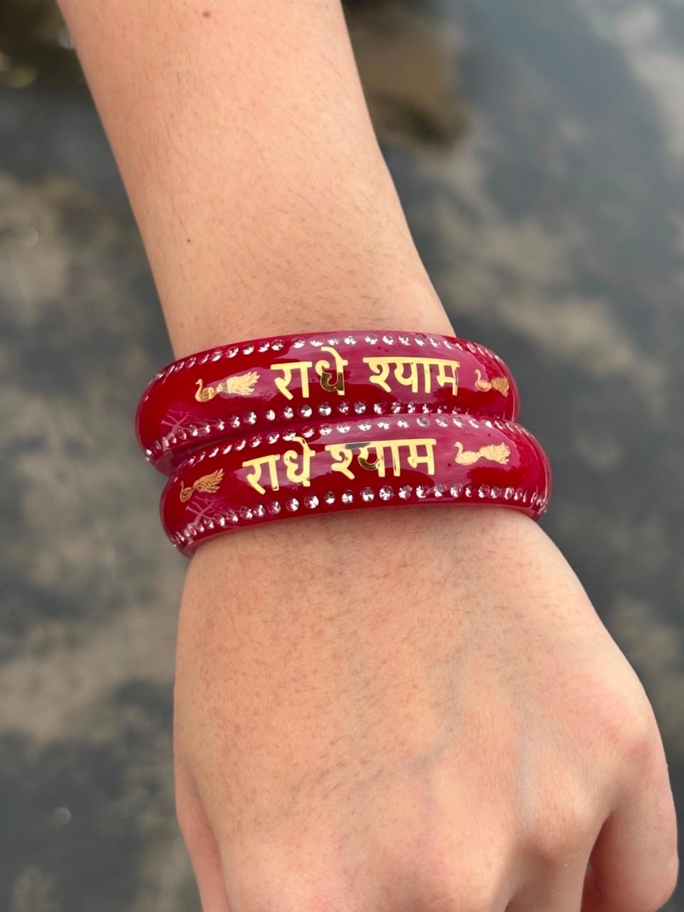 Customer photo review of Anmol Sneh™ – A Priceless Bond, Forever Close Customized Bangles