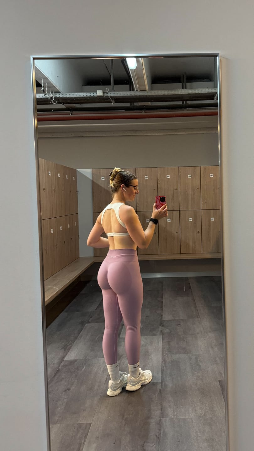 Customer photo review of DAVOMI Open Back Top - Cream White