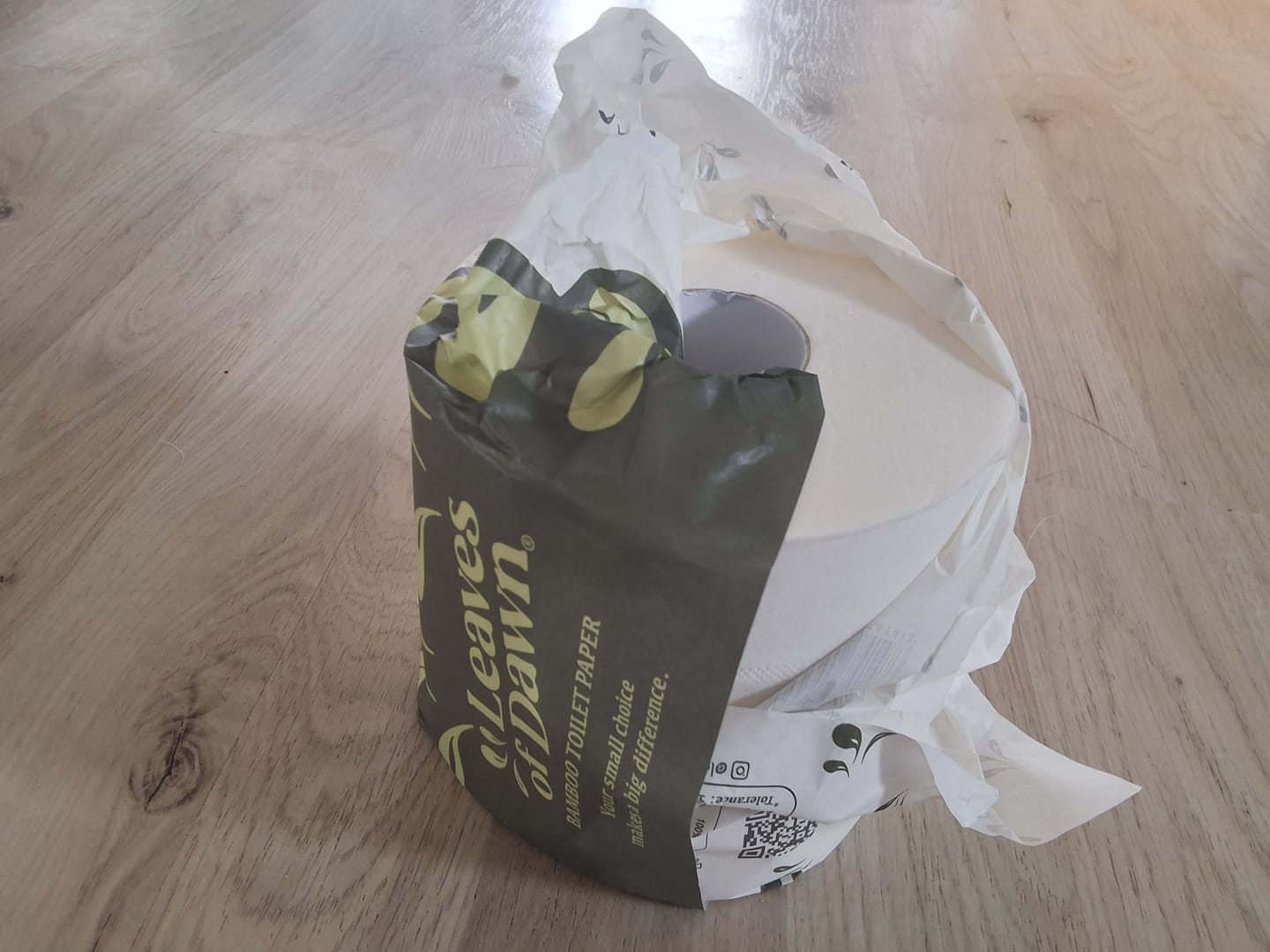 Customer photo review of 100% Bamboo Toilet Paper - 4 ply - 30 meters