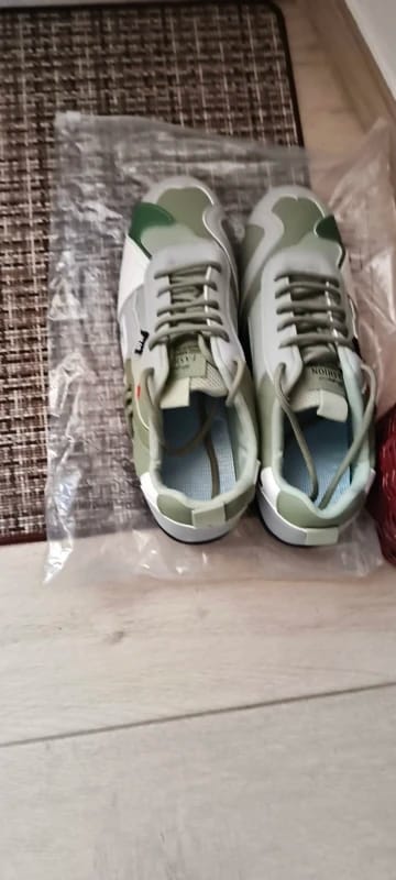Customer photo review of Luca | Retro Colourblock Trainers
