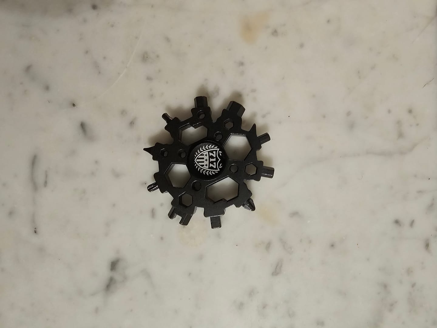 Customer photo review of Black Multi Tool Fidget Spinner