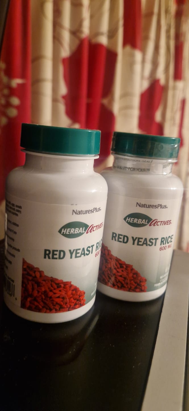 Customer photo review of Natures Plus Herbal Active Red Yeast Rice 600mg 60