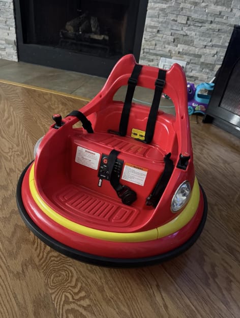 Customer photo review of Electric Bumper Car for Kids with Remote Controller
