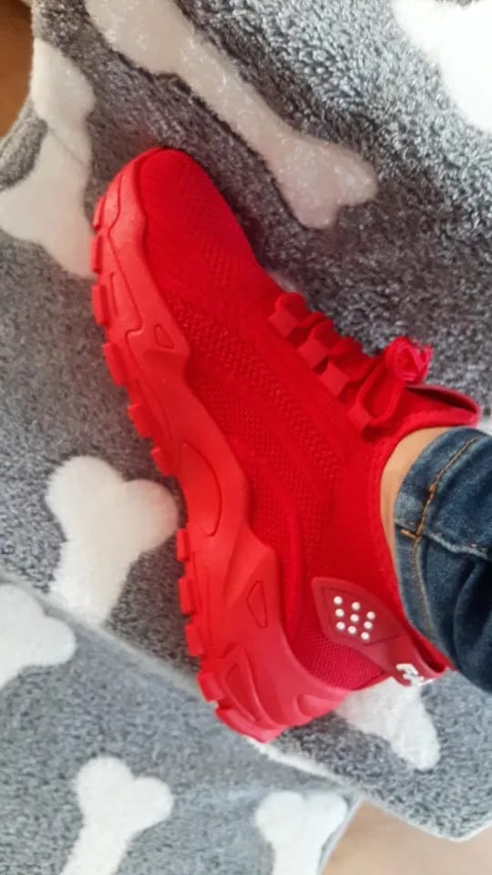 Customer photo review of Bella | Comfortable Orthopaedic Trainers