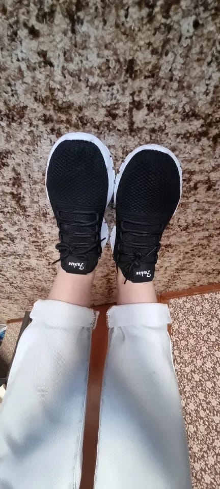 Customer photo review of Bella | Comfortable Orthopaedic Trainers