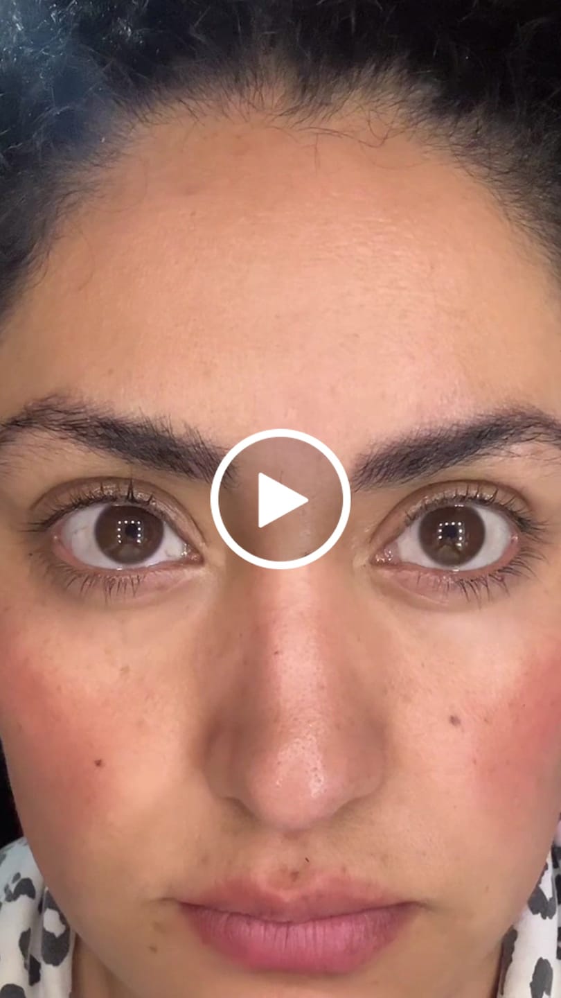 Customer video review of Suero para pestañas y cejas