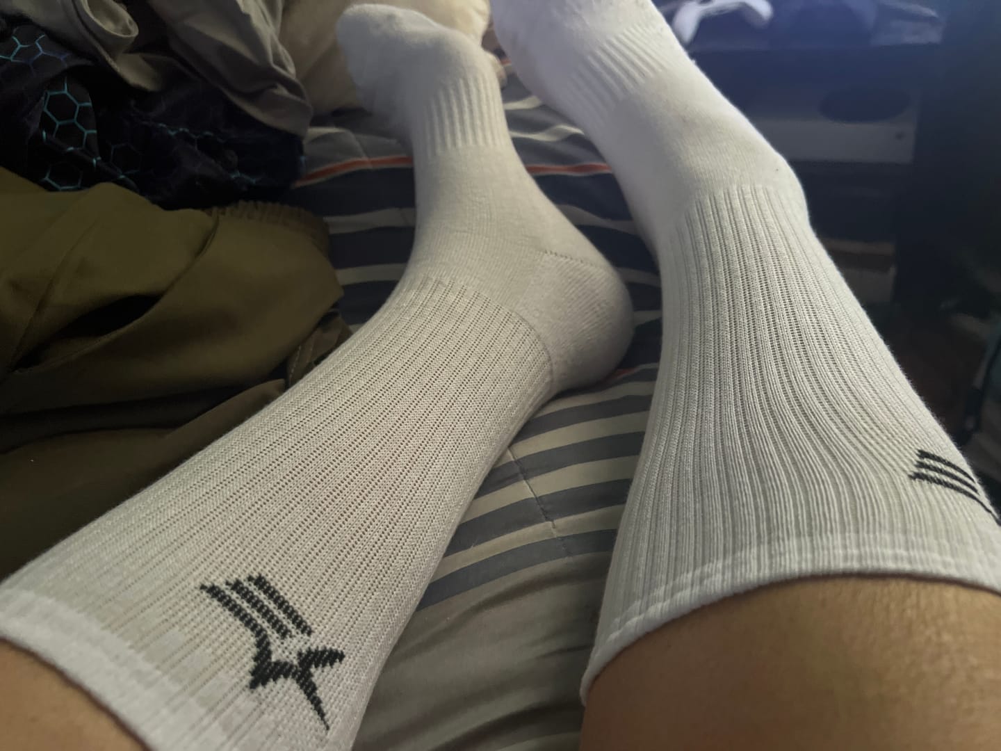 Customer photo review of Performance Socks - White
