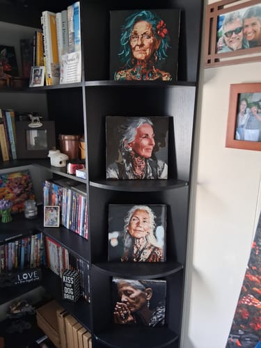 Customer photo review of Custom Paint by Numbers
