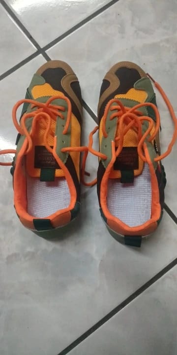 Customer photo review of Luca | Retro Colourblock Trainers